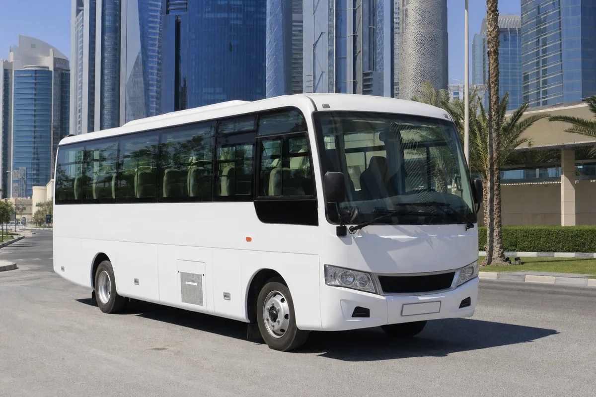 Mid-size passenger bus for corporate groups in Qatar